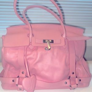 Vintage Juicy Couture pink large tote bag